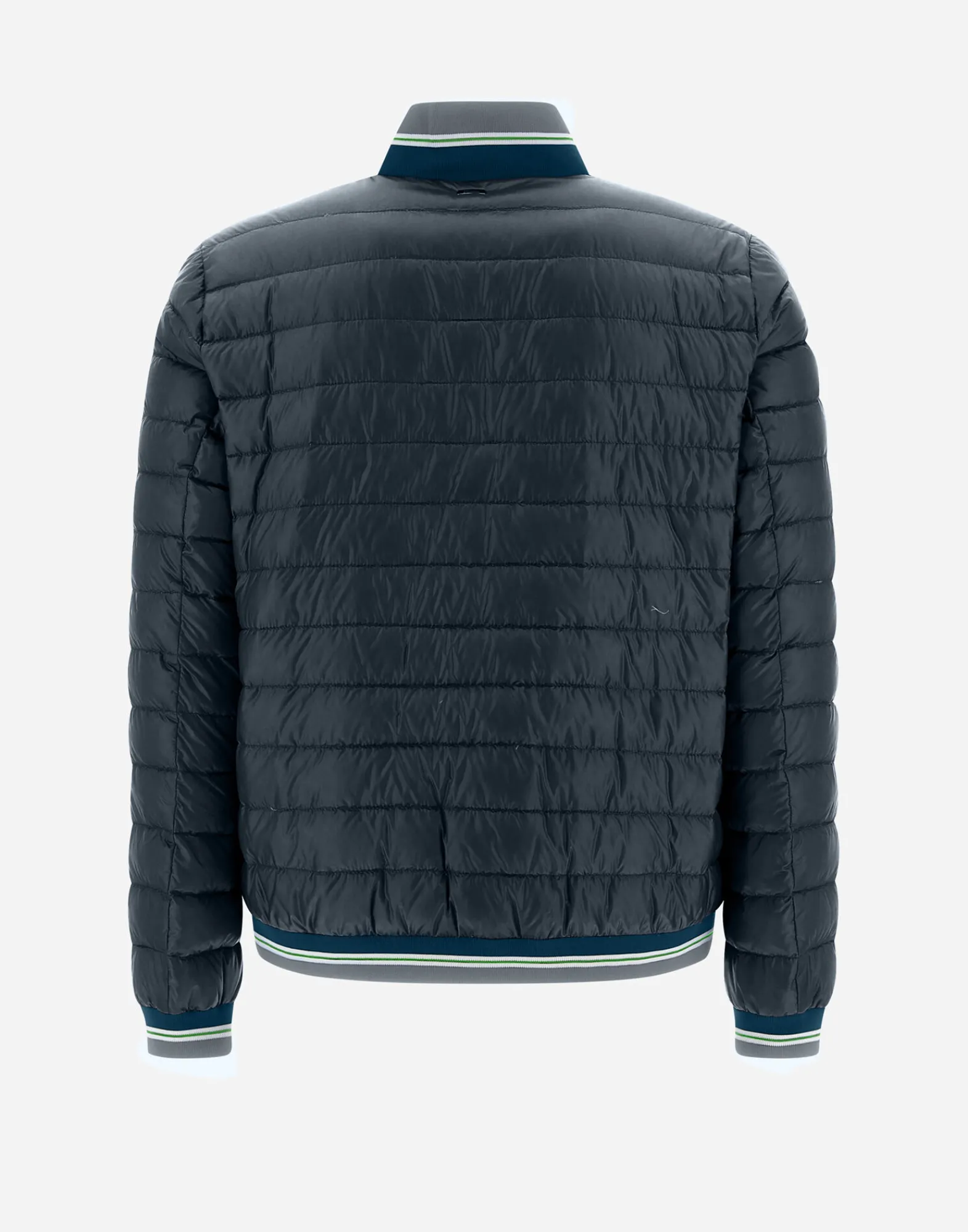 Herno Kurze Daunenjacken-Gestrickte Bomberjacket Aus Nylon Ultralight