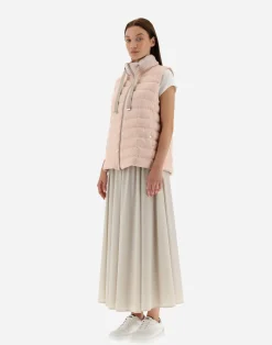 Herno Weste-Gestrickte Weste Aus Kaschmir & Seide