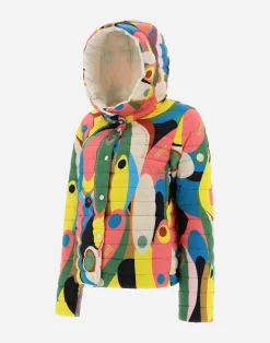Herno Kurze Daunenjacken-Globe Bomberjacke Aus ‘60 Cycle Reversibler Ecoage