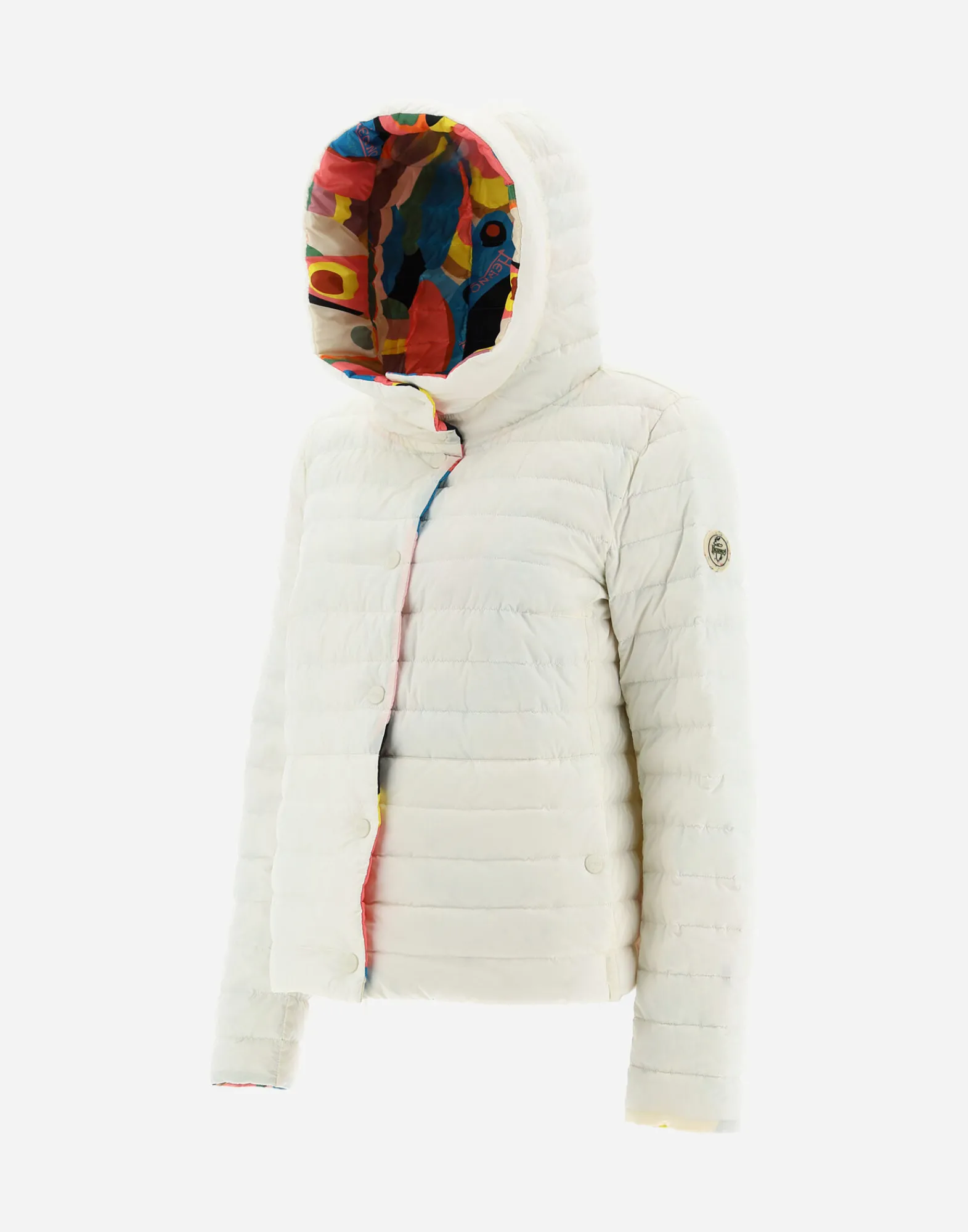 Herno Kurze Daunenjacken-Globe Bomberjacke Aus ‘60 Cycle Reversibler Ecoage