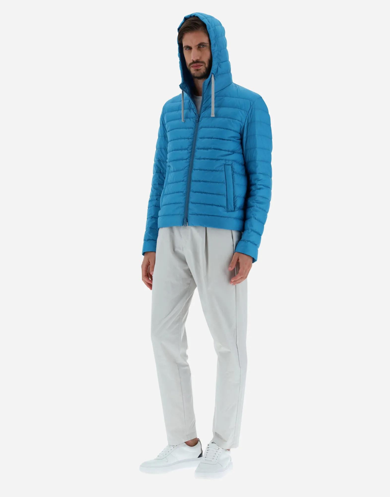 Herno Kurze Daunenjacken-Globe Bomberjacke Aus Fast5Degradable