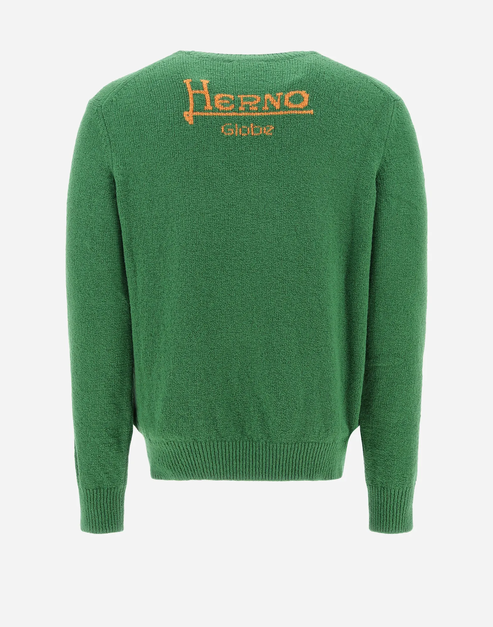 Herno Sweatshirts & Strickjacken-Globe Pullover Aus Bio-Baumwoll-Boucle