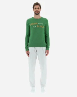 Herno Sweatshirts & Strickjacken-Globe Pullover Aus Bio-Baumwoll-Boucle