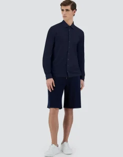 Herno Hemden-Hemd Aus Crepe-Jersey