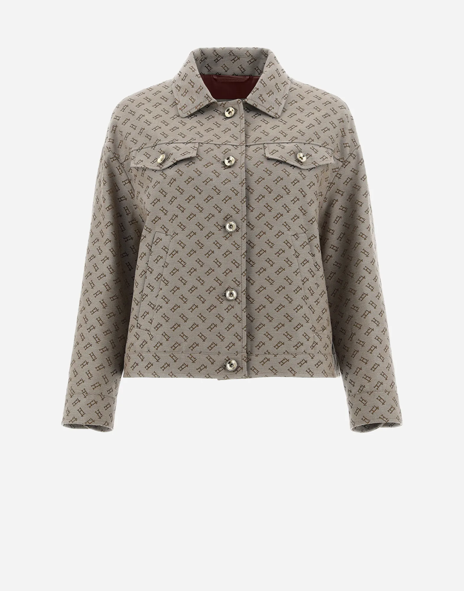 Herno Hemden-Hemd Aus Monogram