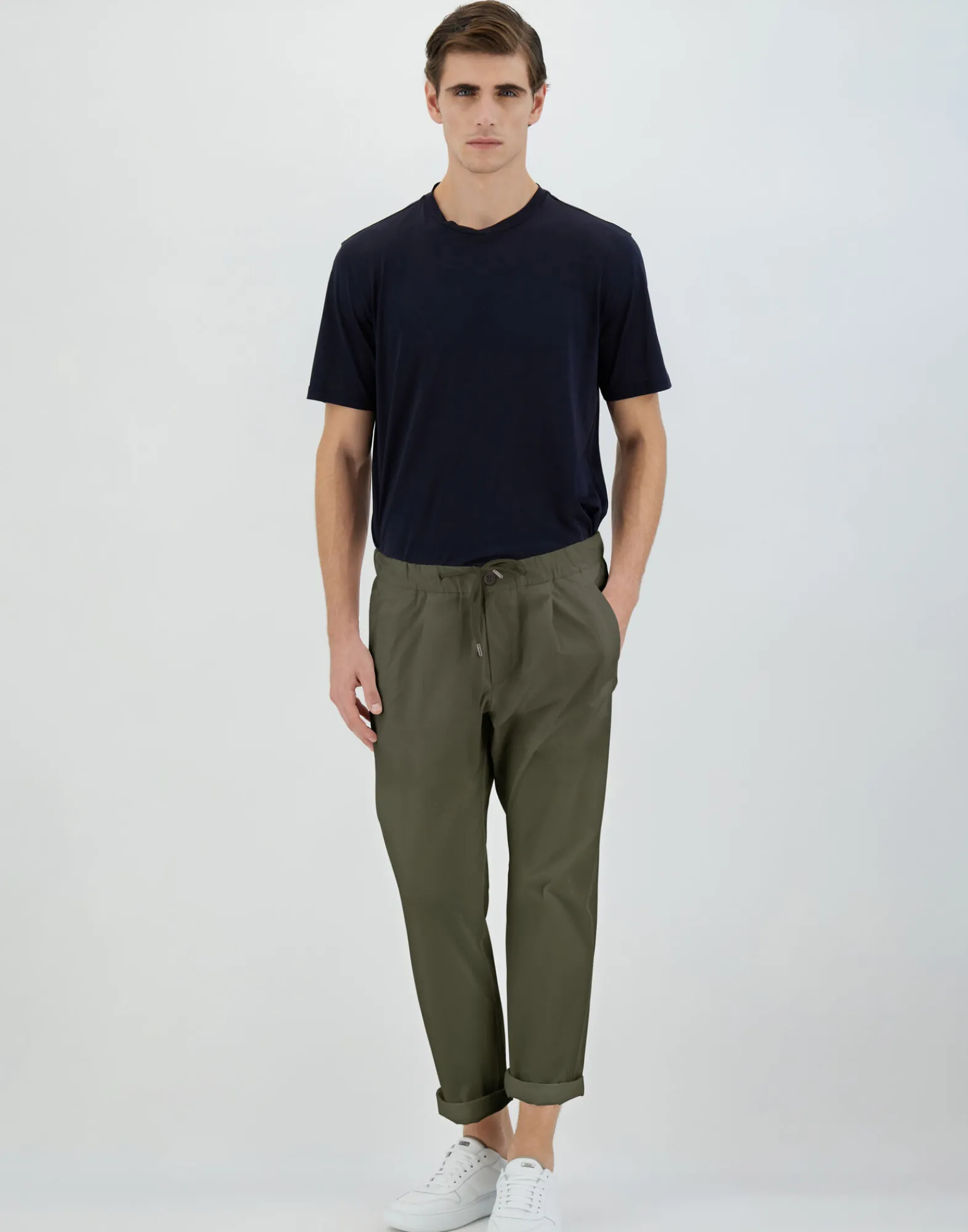Herno Hosen-Hose Aus Light Cotton Stretch