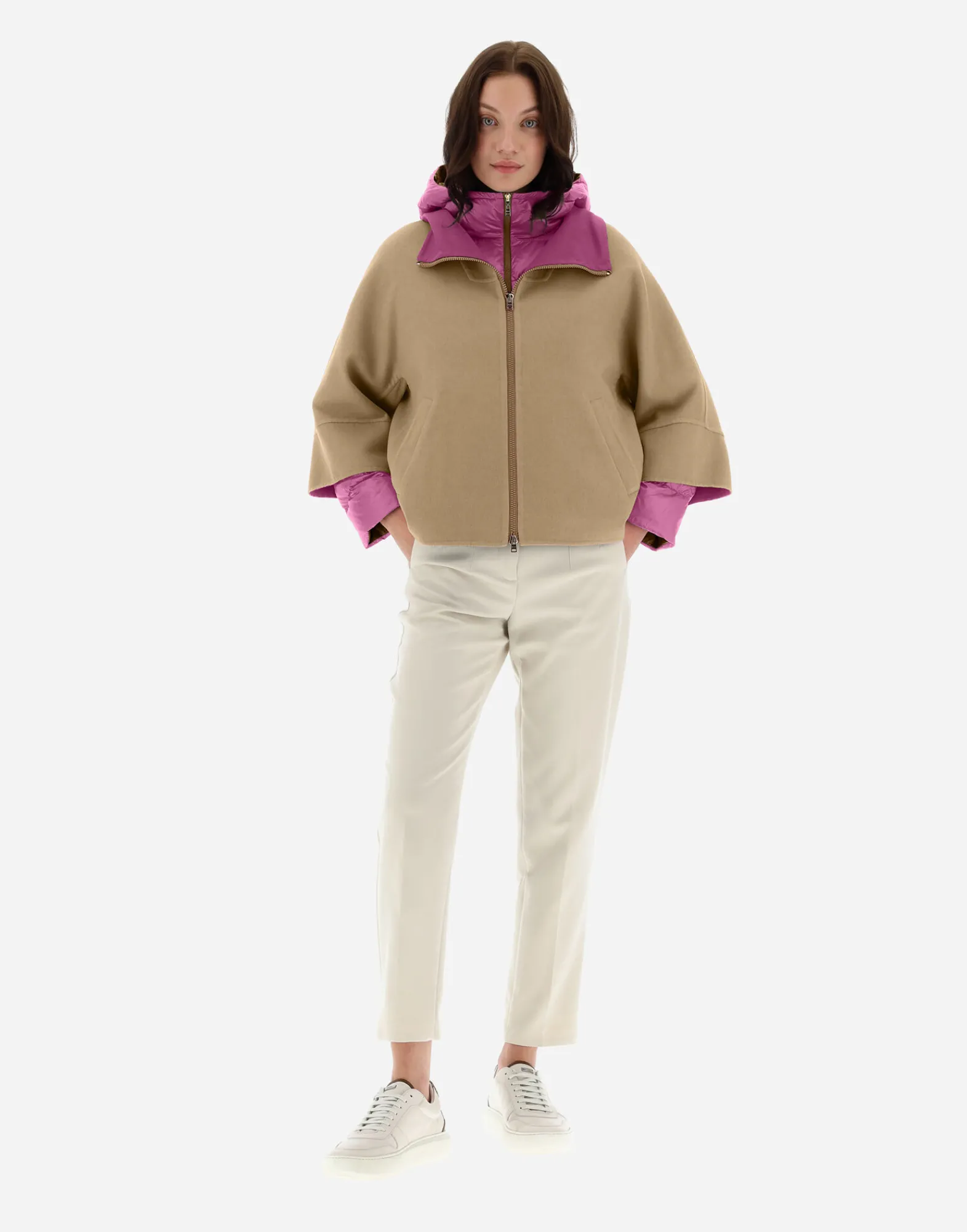 Herno Parka & Jacken-2-In-1-Wendejacke Aus Doppelter Wolle Und Nylon Ultralight