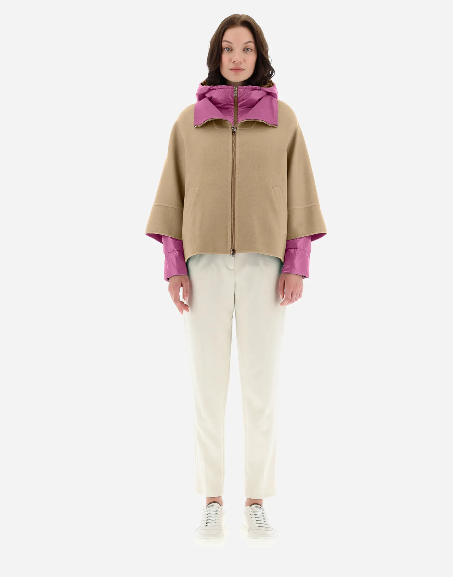 Herno Parka & Jacken-2-In-1-Wendejacke Aus Doppelter Wolle Und Nylon Ultralight