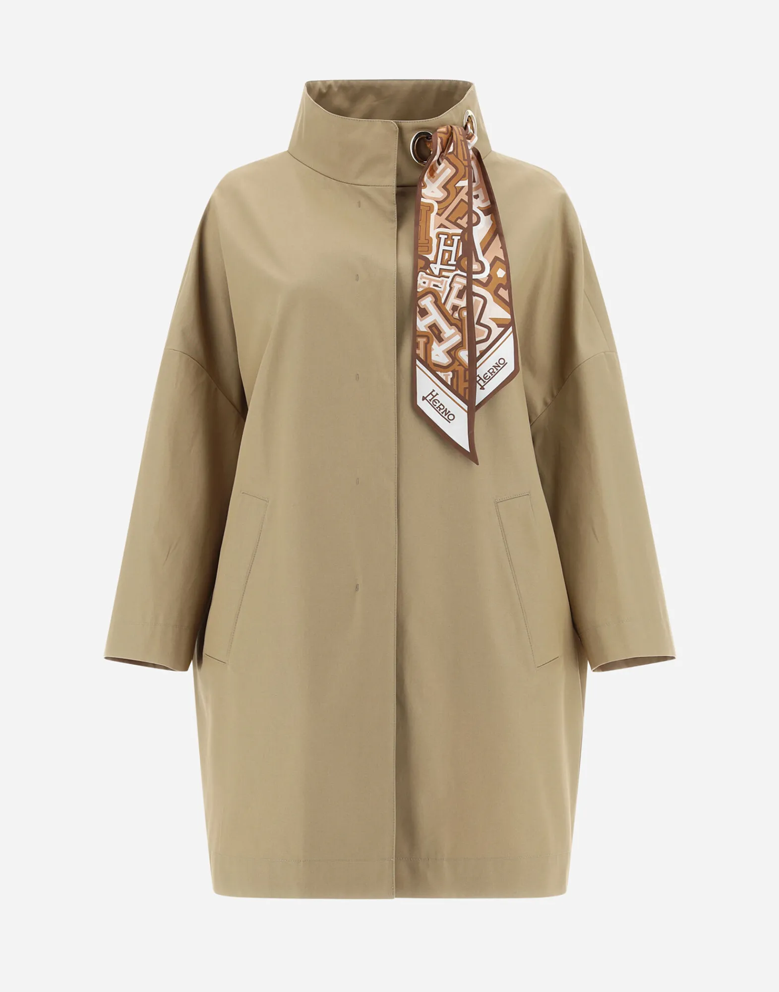Herno Parka & Jacken-Jacke Aus Delon Mit Halstuch
