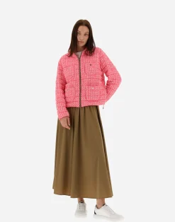 Herno Kurze Daunenjacken-Jacke Aus Fashion Boucle