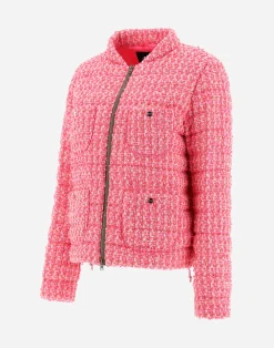Herno Kurze Daunenjacken-Jacke Aus Fashion Boucle