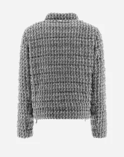 Herno Kurze Daunenjacken-Jacke Aus Fashion Boucle