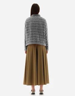 Herno Kurze Daunenjacken-Jacke Aus Fashion Boucle