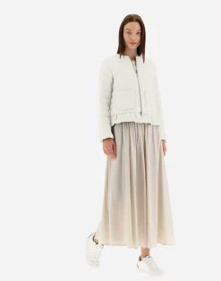 Herno Kurze Daunenjacken-Jacke Aus New Leinen