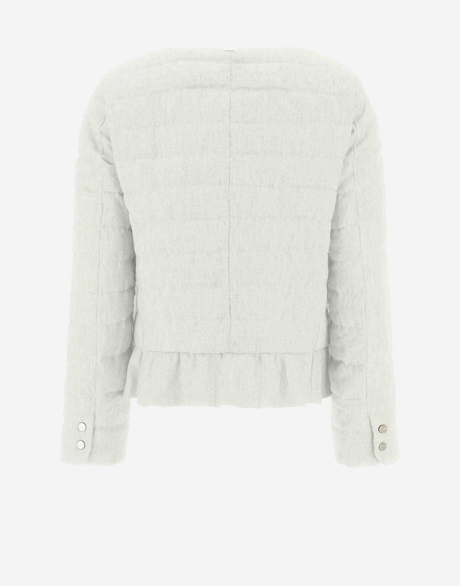 Herno Kurze Daunenjacken-Jacke Aus New Leinen