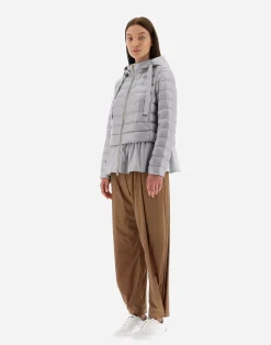 Herno Kurze Daunenjacken-Jacke Aus Nylon Ultralight & New Techno Taft