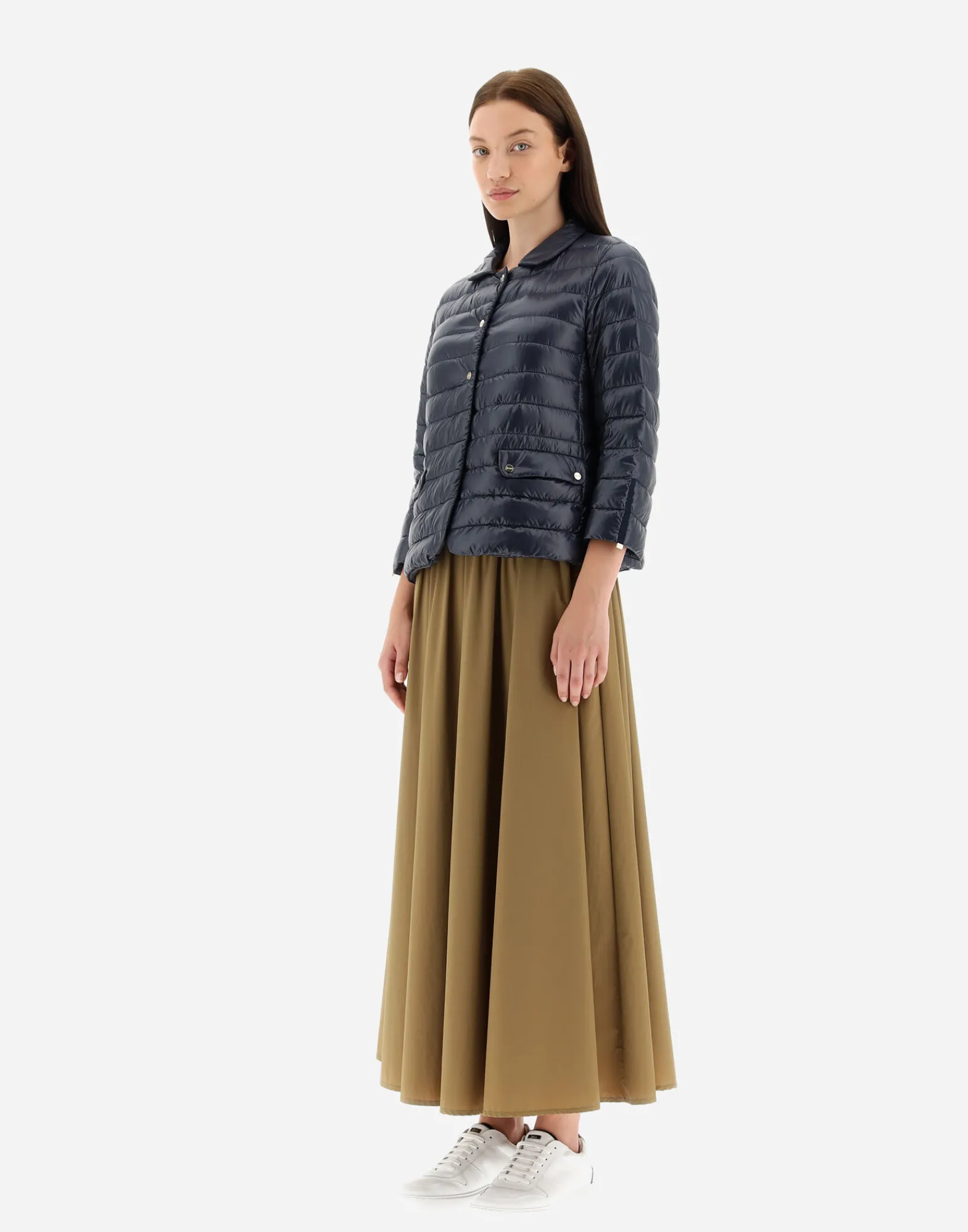 Herno Kurze Daunenjacken-Jacke Aus Nylon Ultralight