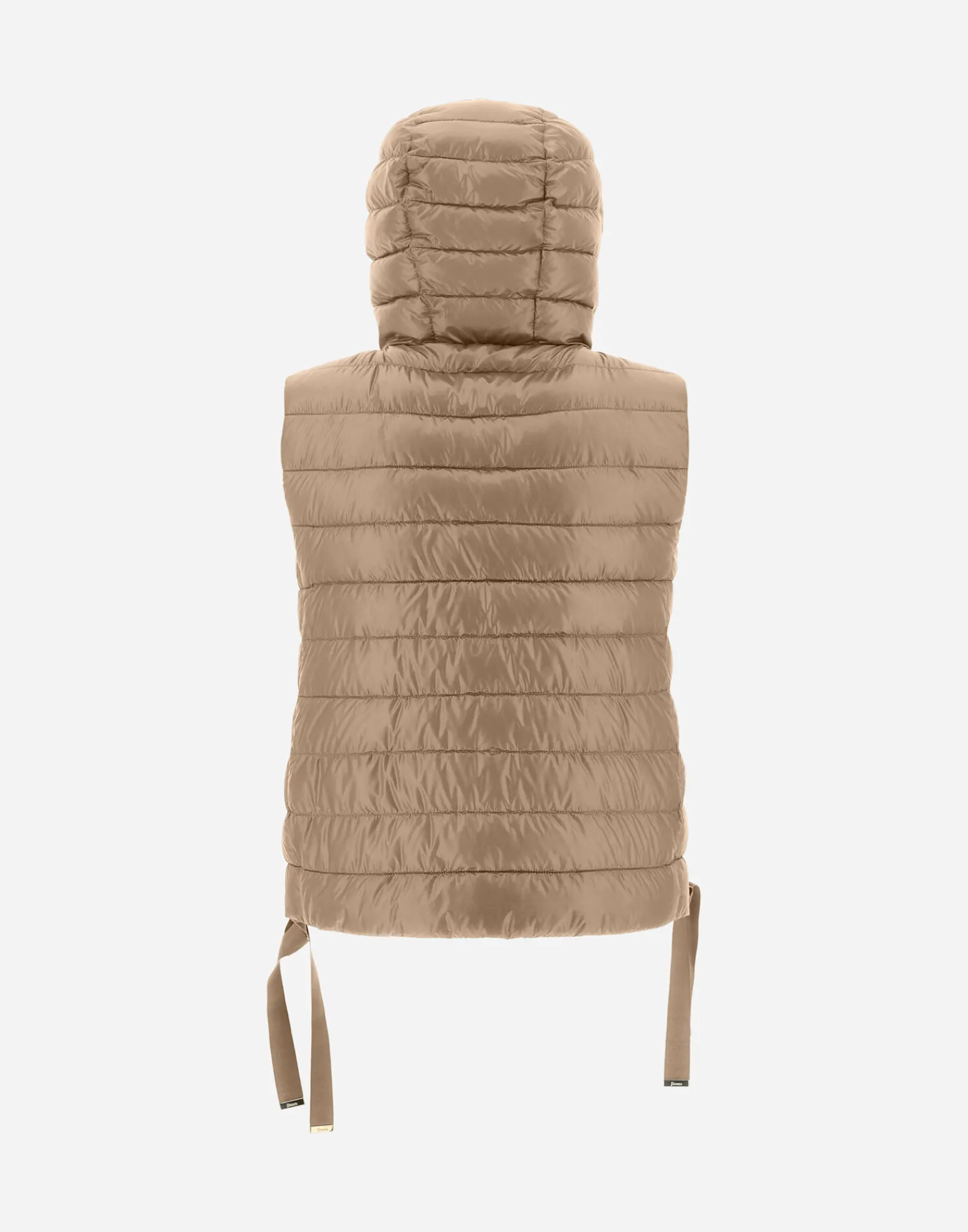 Herno Kurze Daunenjacken-Kapuzenweste Aus Nylon Ultralight