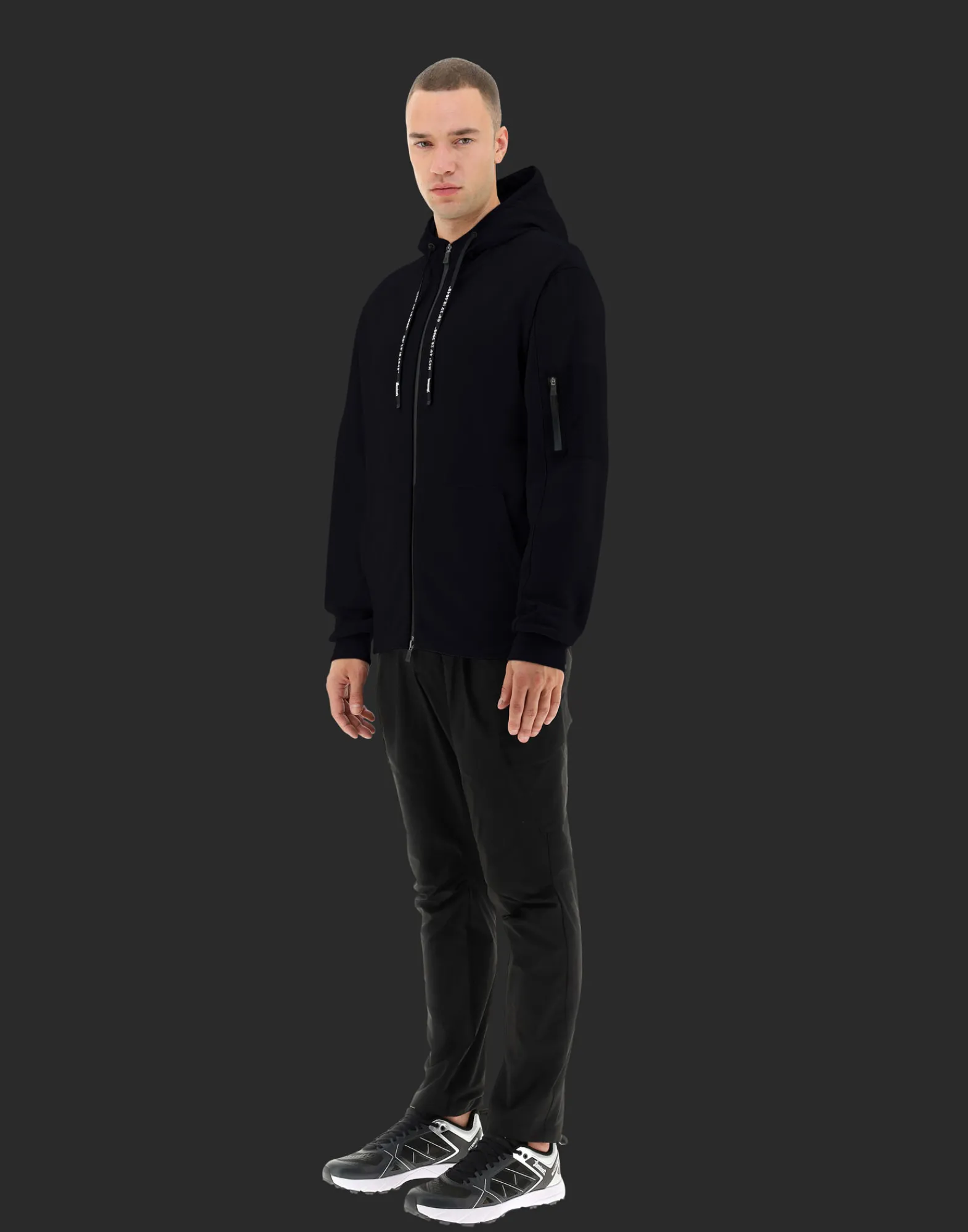 Herno Bomber-Laminar Bomberjacke Aus Cotton Sweater Und Light Opalescent Gewebe