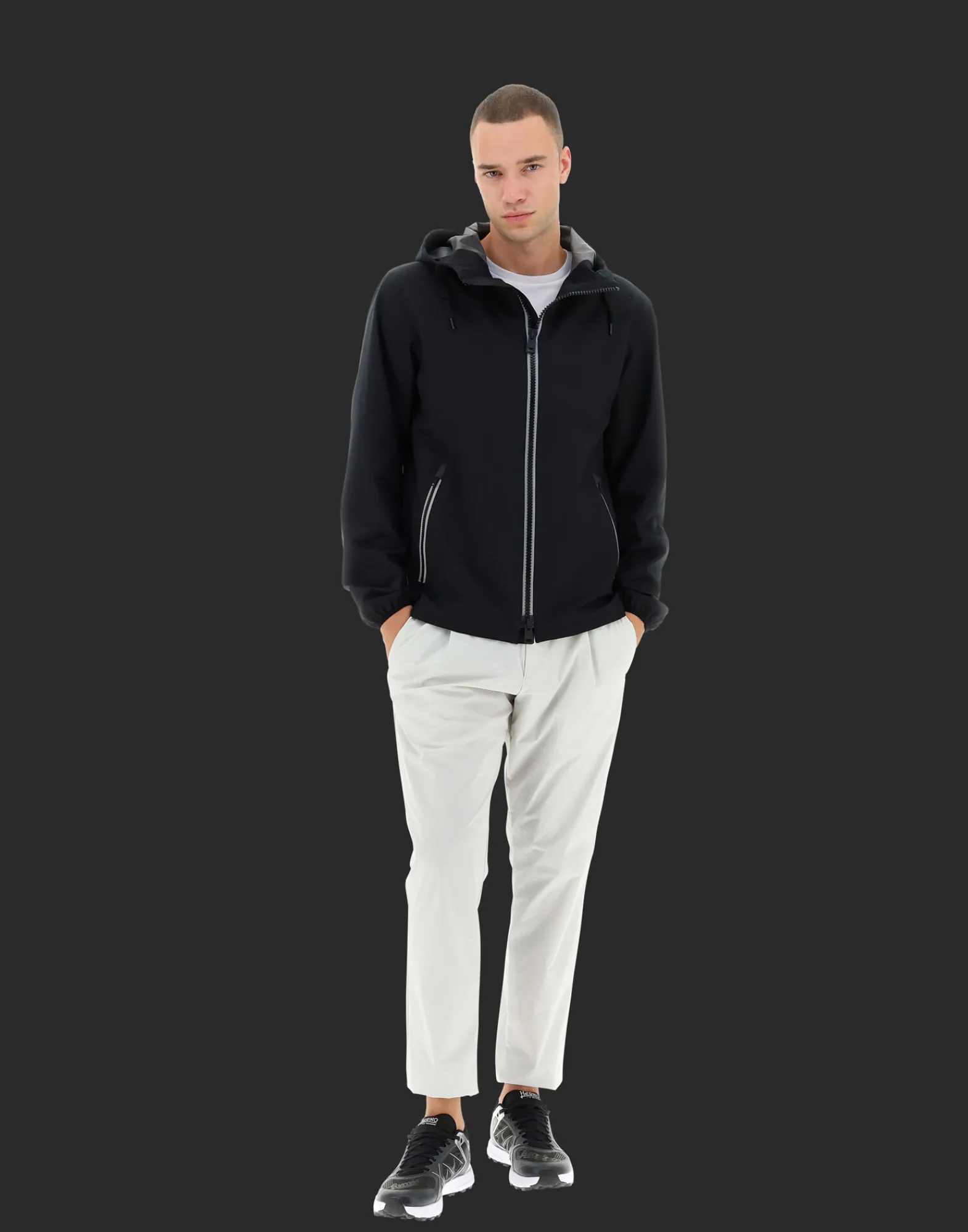 Herno Bomber-Laminar Bomberjacke Aus Gore-Tex Paclite® Shell Mit Mesh-Details