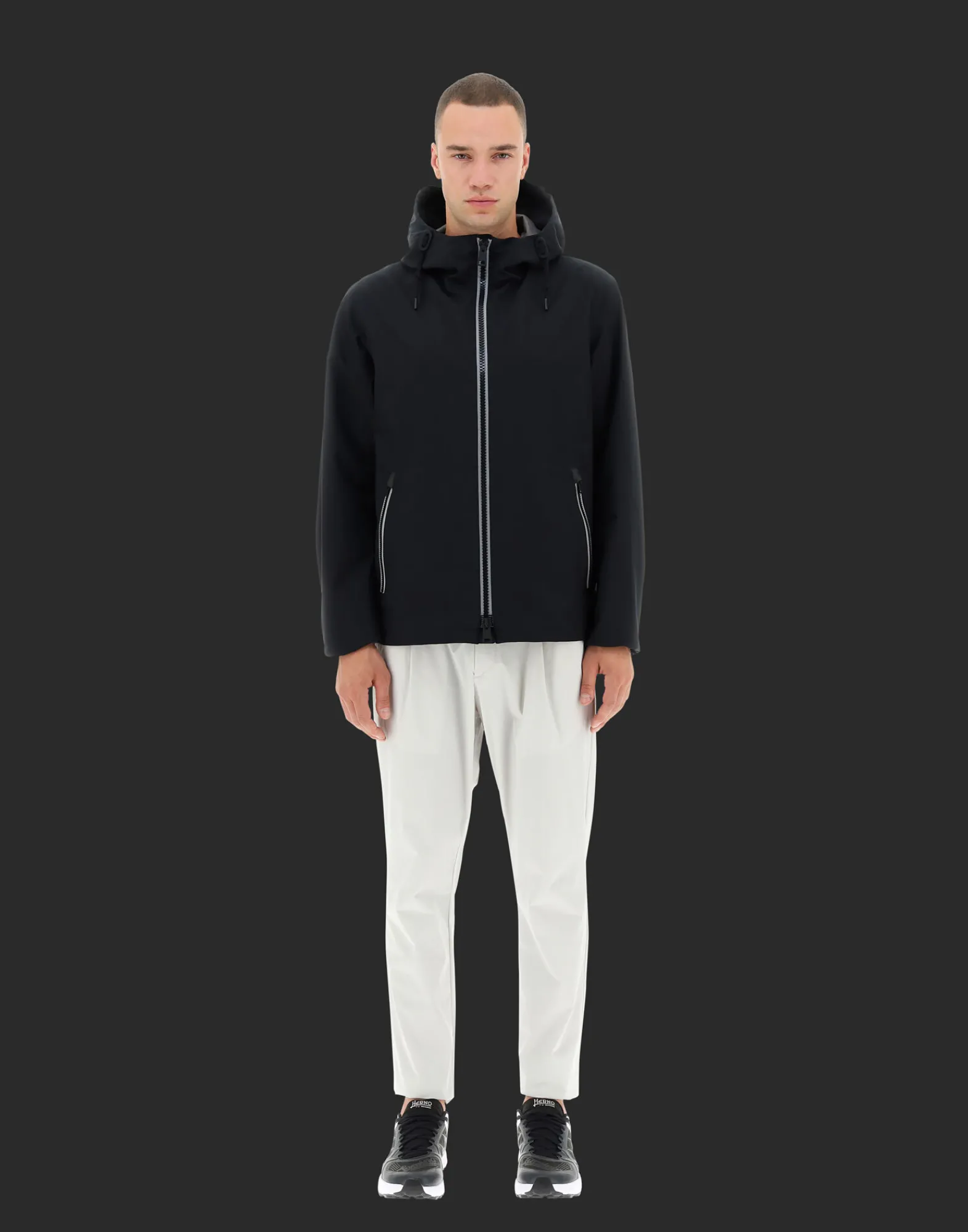 Herno Bomber-Laminar Bomberjacke Aus Gore-Tex Paclite® Shell Mit Mesh-Details