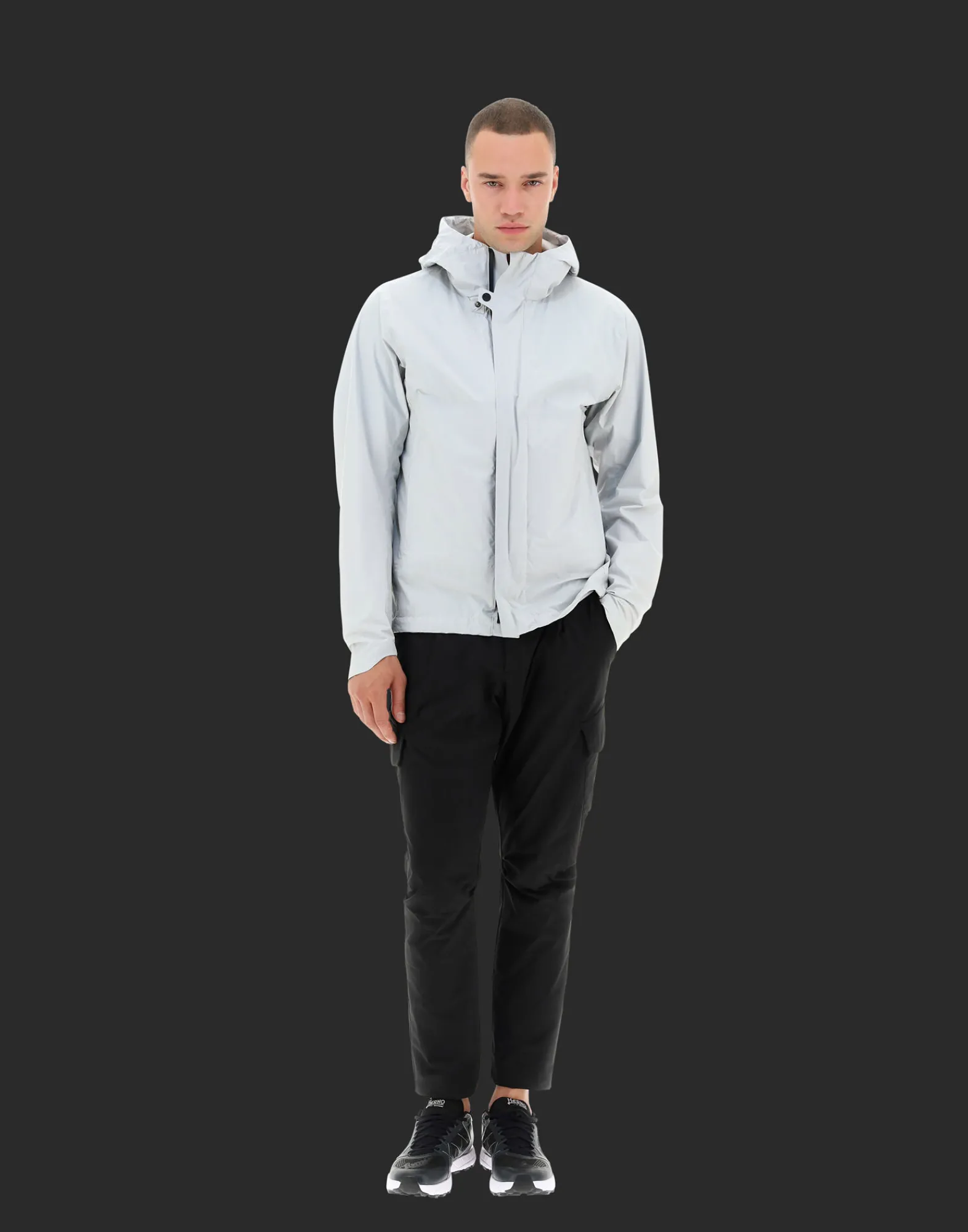 Herno Bomber-Laminar Bomberjacke Aus Light 3L