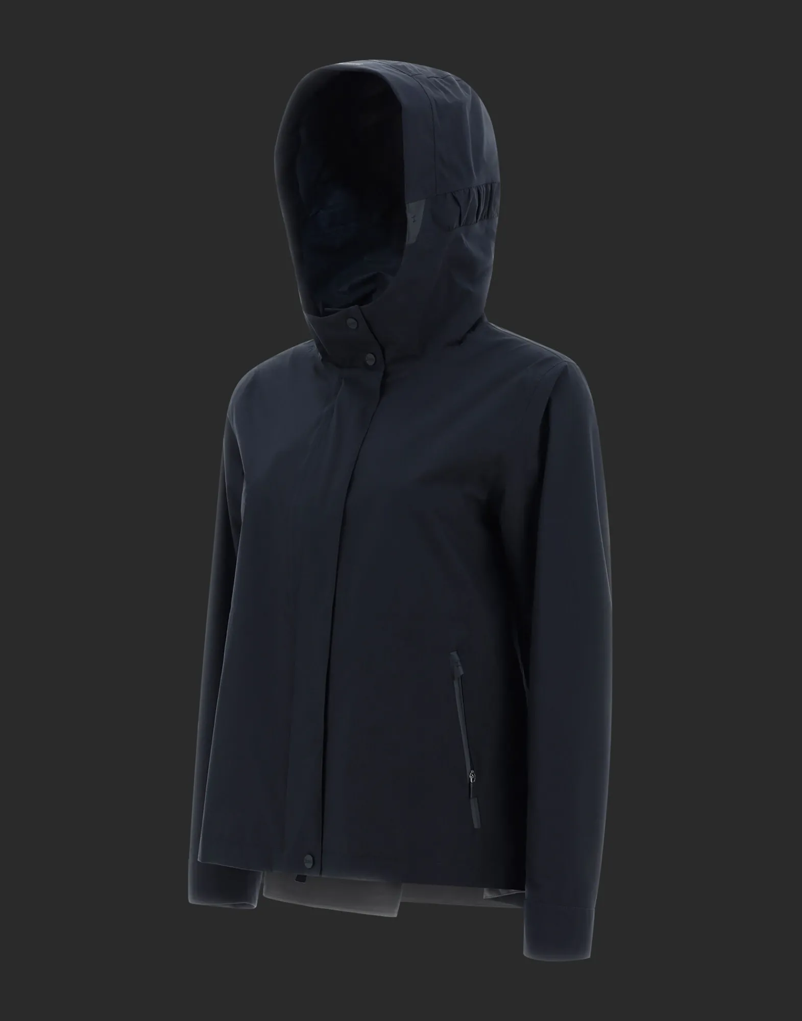 Herno Capes-Laminar Cape Mit Kapuze Aus Gore-Tex Paclite® Shell