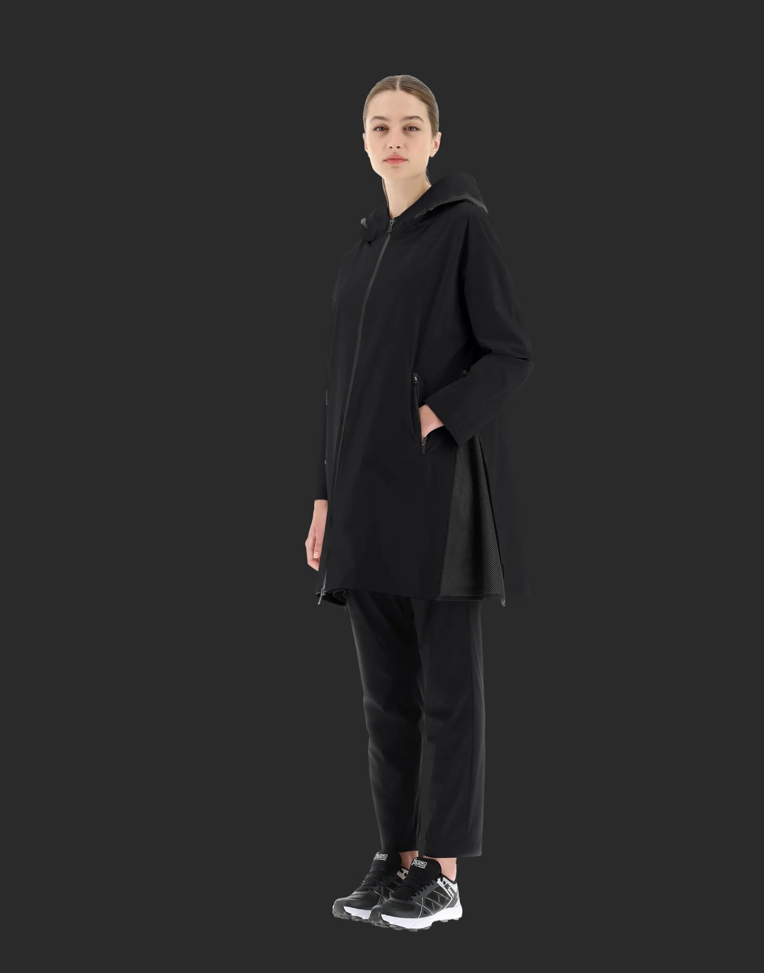 Herno Parka & Jacken-Laminar Parka Mit Kapuze Aus Gore-Tex Paclite® Shell