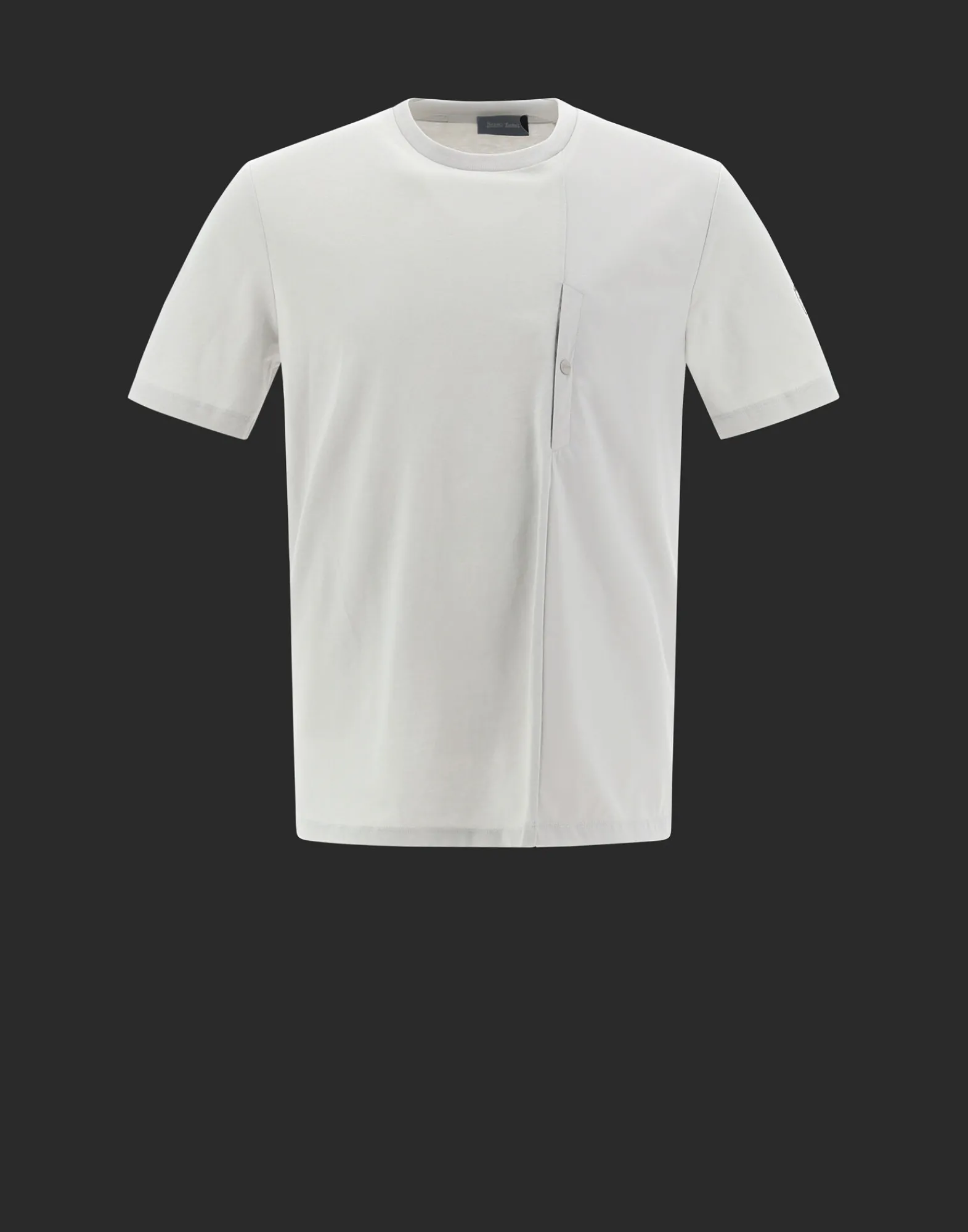 Herno T-Shirt & Polo-Shirts-Laminar T-Shirt Aus Compact Jersey Mit Nylondetails