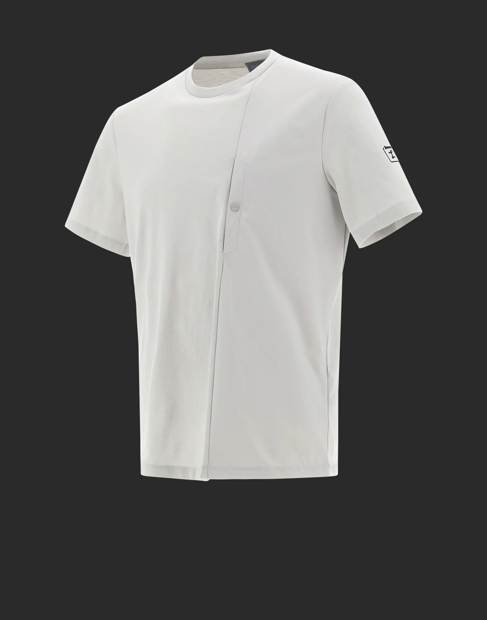 Herno T-Shirt & Polo-Shirts-Laminar T-Shirt Aus Compact Jersey Mit Nylondetails