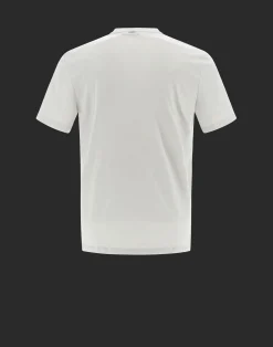 Herno T-Shirt & Polo-Shirts-Laminar T-Shirt Aus Compact Jersey Mit Nylondetails