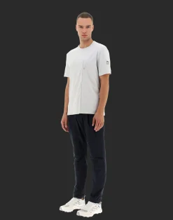 Herno T-Shirt & Polo-Shirts-Laminar T-Shirt Aus Compact Jersey Mit Nylondetails