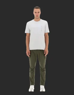 Herno T-Shirt & Polo-Shirts-Laminar T-Shirt Mit Tasche Aus Compact Jersey Und Nylondetails