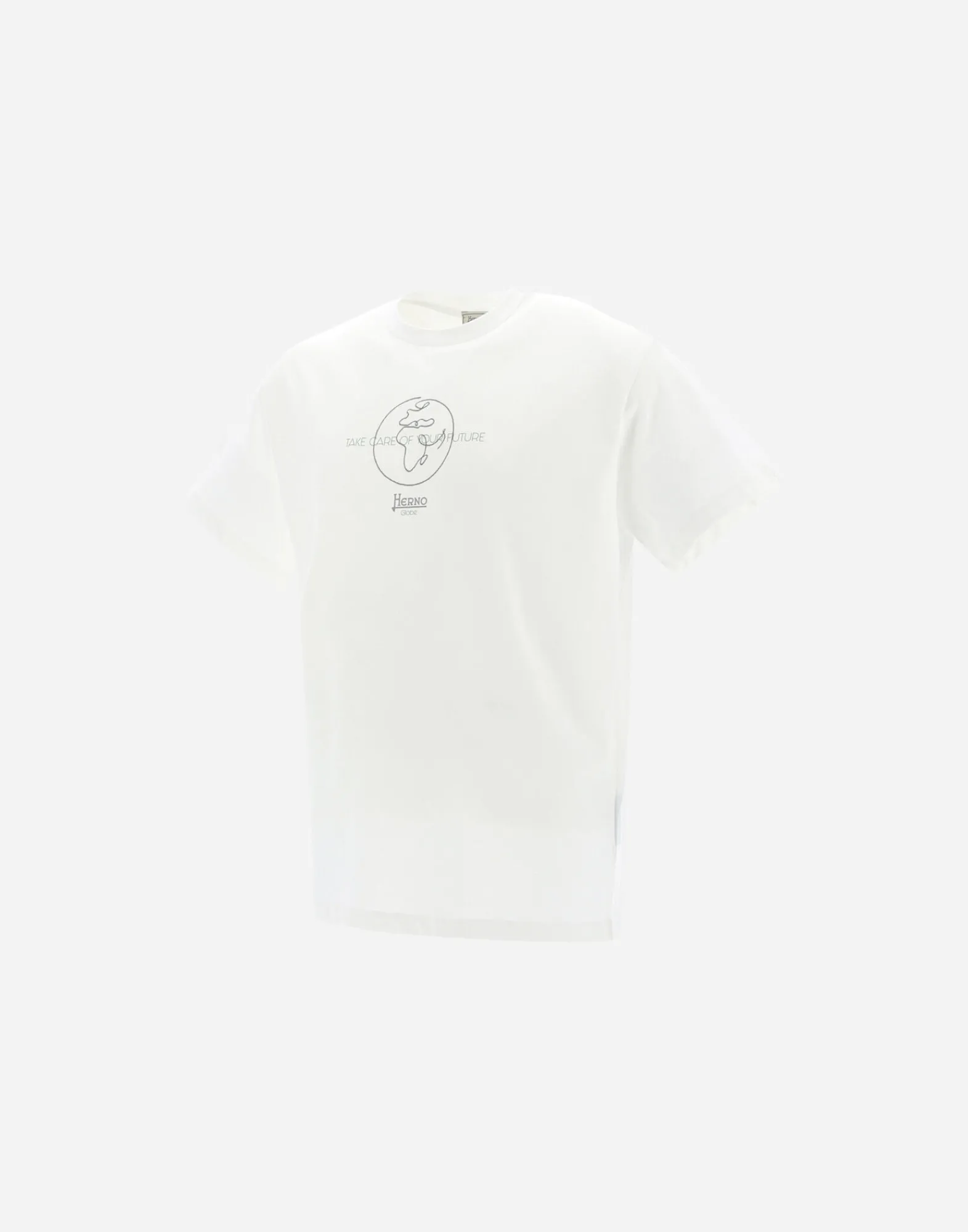 Herno T-Shirt & Polo-Shirts-Leichtes Jersey-T-Shirt Aus Gots-Baumwolle