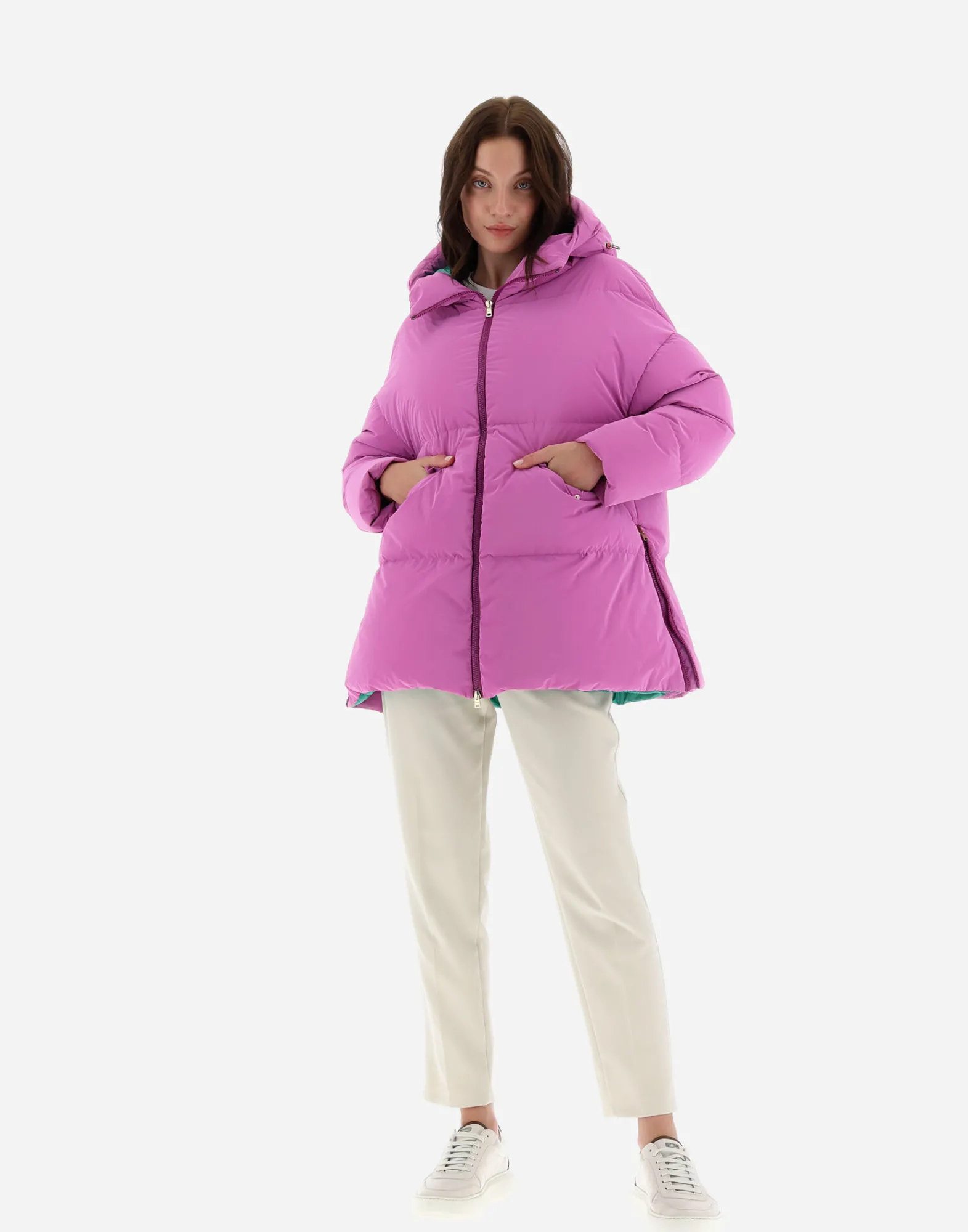 Herno Lange Daunenjacken-Matt Glaze Jacke