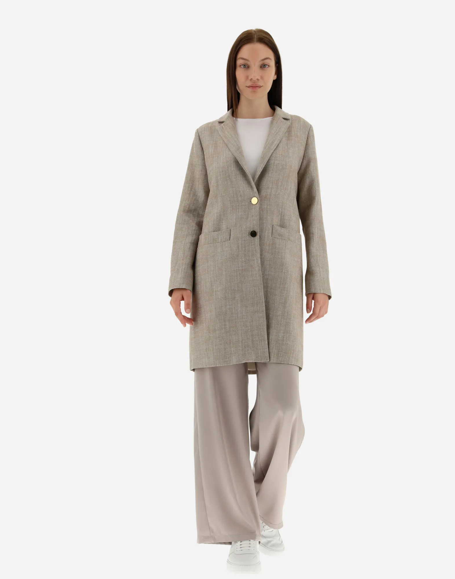 Herno Mäntel & Trenchcoats-Mäntel Aus Luxury Twill