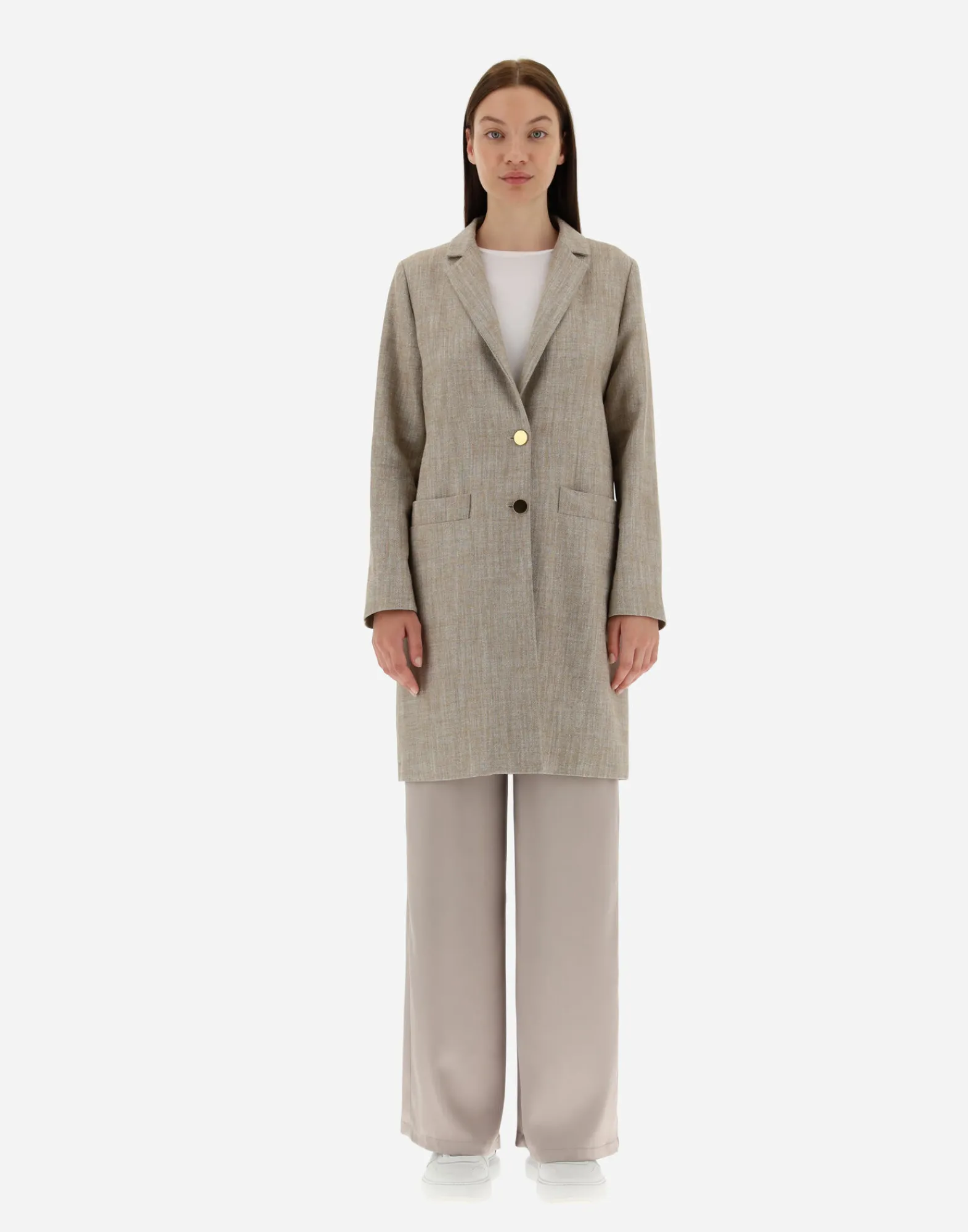 Herno Mäntel & Trenchcoats-Mäntel Aus Luxury Twill