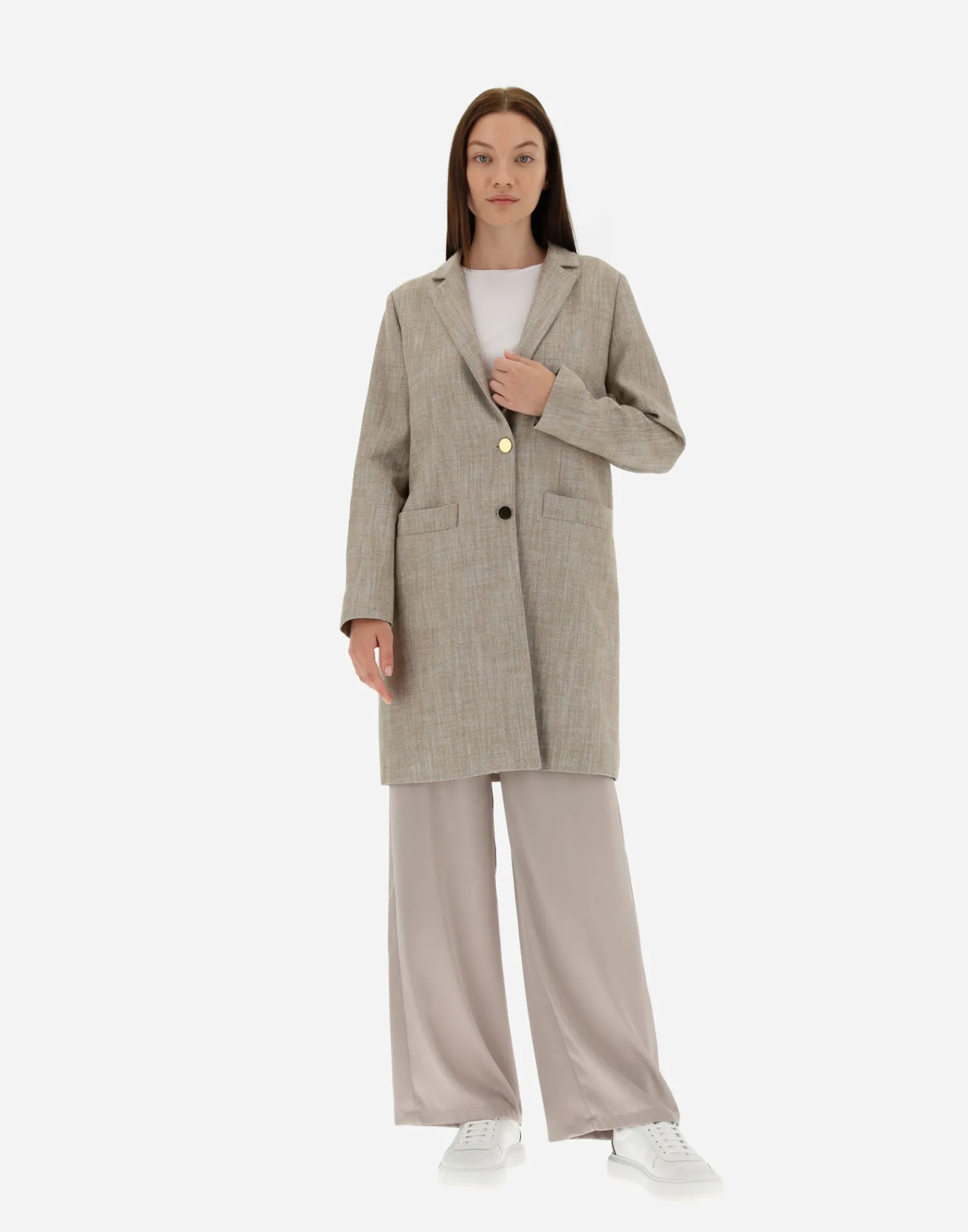 Herno Mäntel & Trenchcoats-Mäntel Aus Luxury Twill