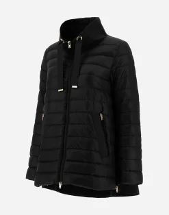 Herno Lange Daunenjacken-Mäntel Aus Nylon Ultralight & New Techno Taft