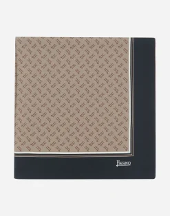Herno Seidentuch-Monogramm-Seidentuch 90 X 90 Cm