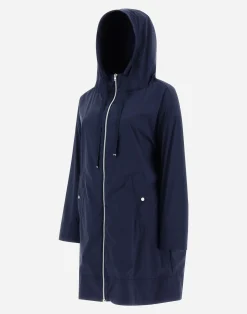 Herno A-Shape-Parka Aus Light Nylon Stretch