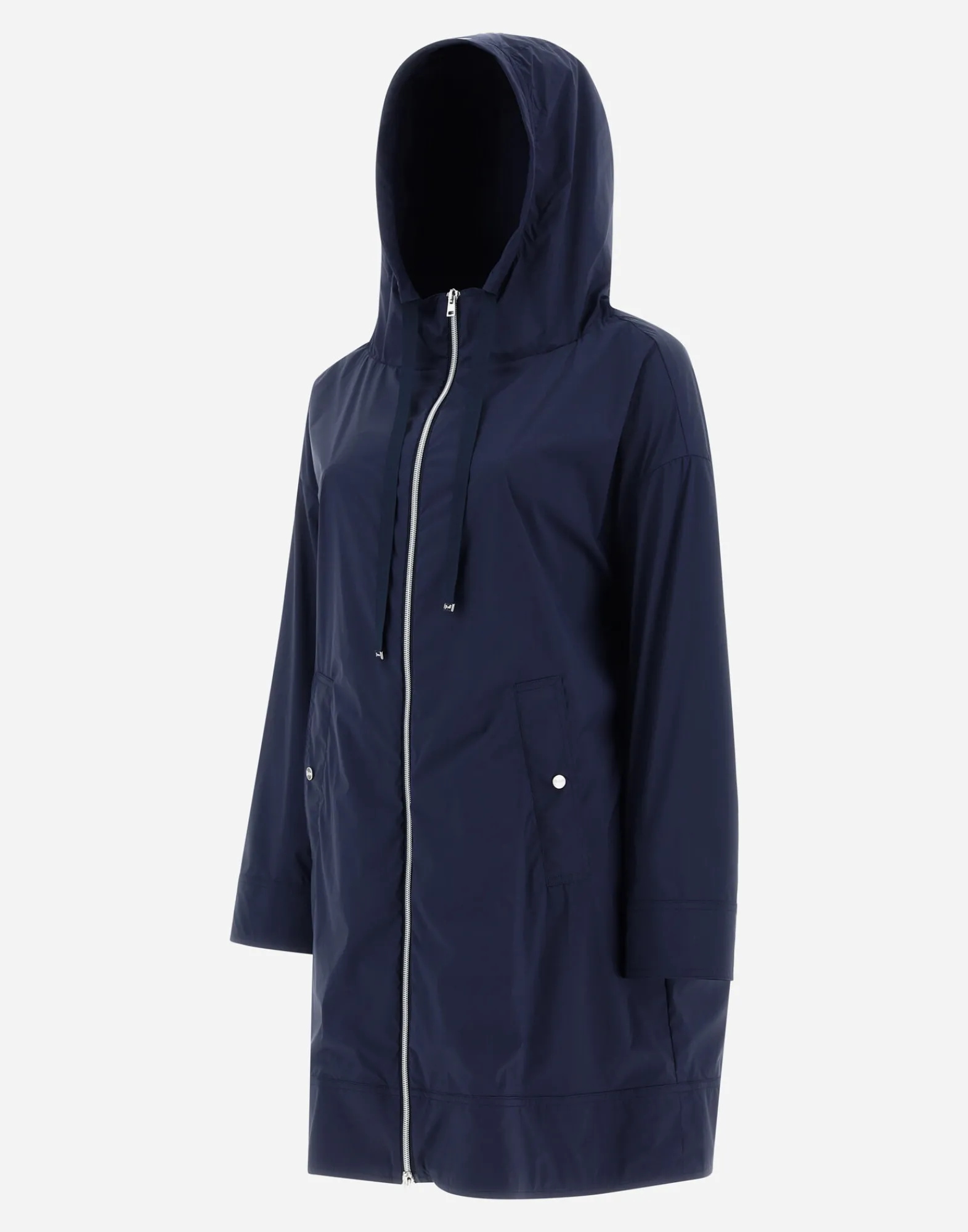 Herno A-Shape-Parka Aus Light Nylon Stretch
