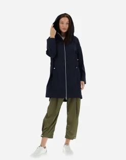 Herno A-Shape-Parka Aus Light Nylon Stretch