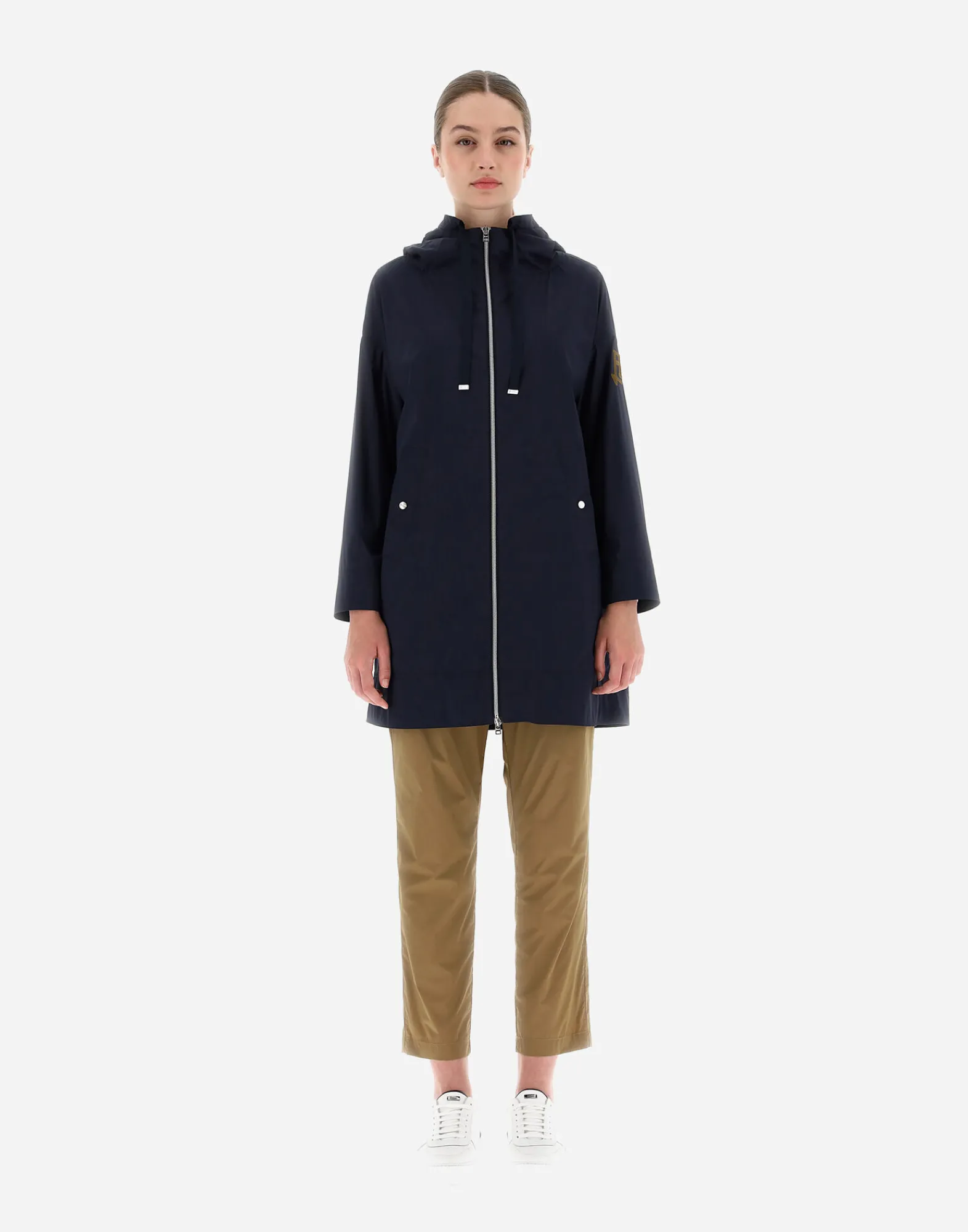 Herno Parka & Jacken-Parka Aus Light Nylon Stretch
