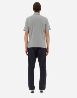 Herno T-Shirt & Polo-Shirts-Poloshirt Aus Crepe-Jersey