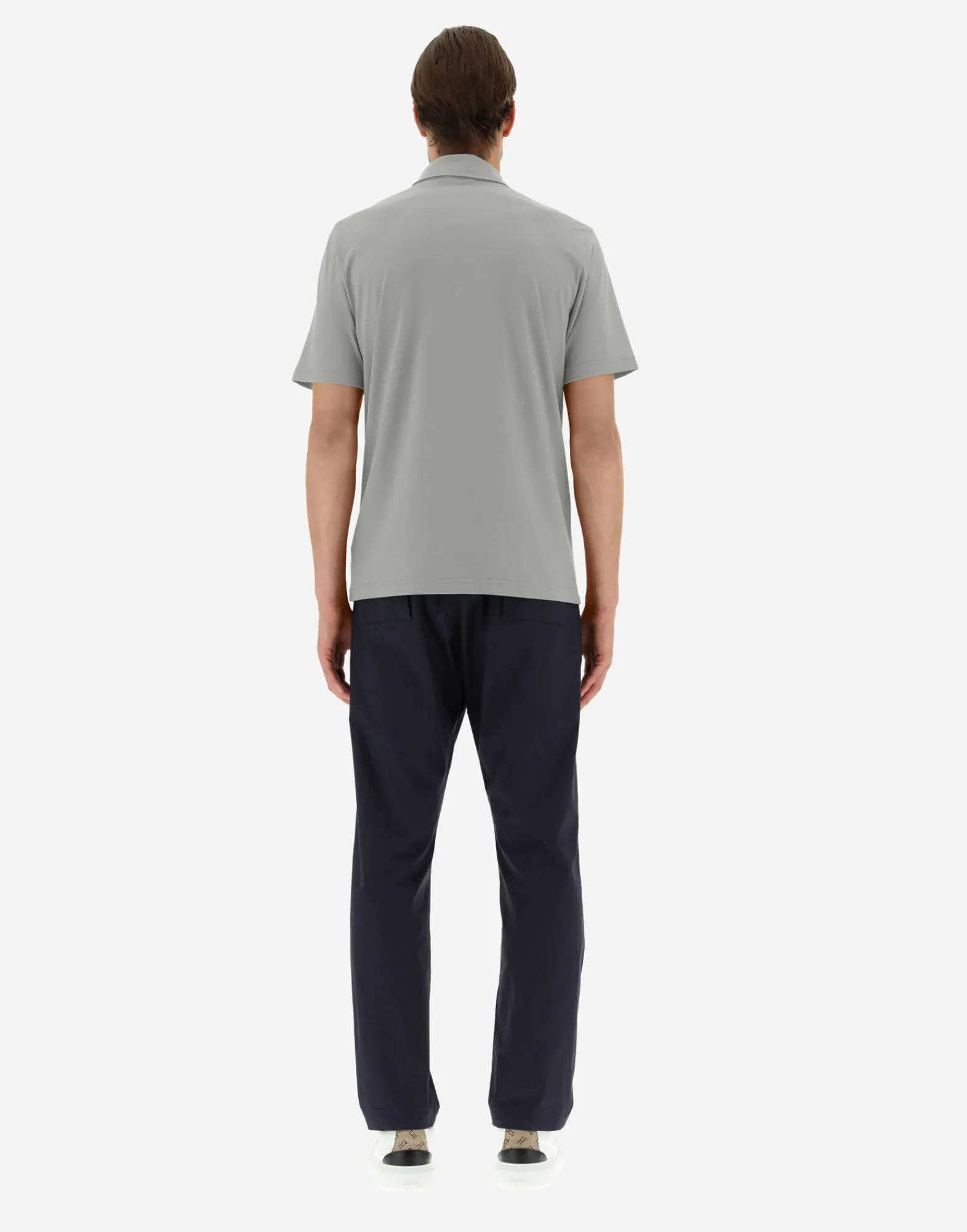 Herno T-Shirt & Polo-Shirts-Poloshirt Aus Crepe-Jersey