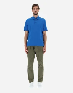 Herno T-Shirt & Polo-Shirts-Poloshirt Aus Crepe-Jersey