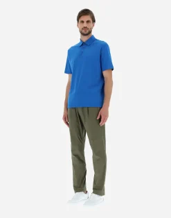Herno T-Shirt & Polo-Shirts-Poloshirt Aus Crepe-Jersey