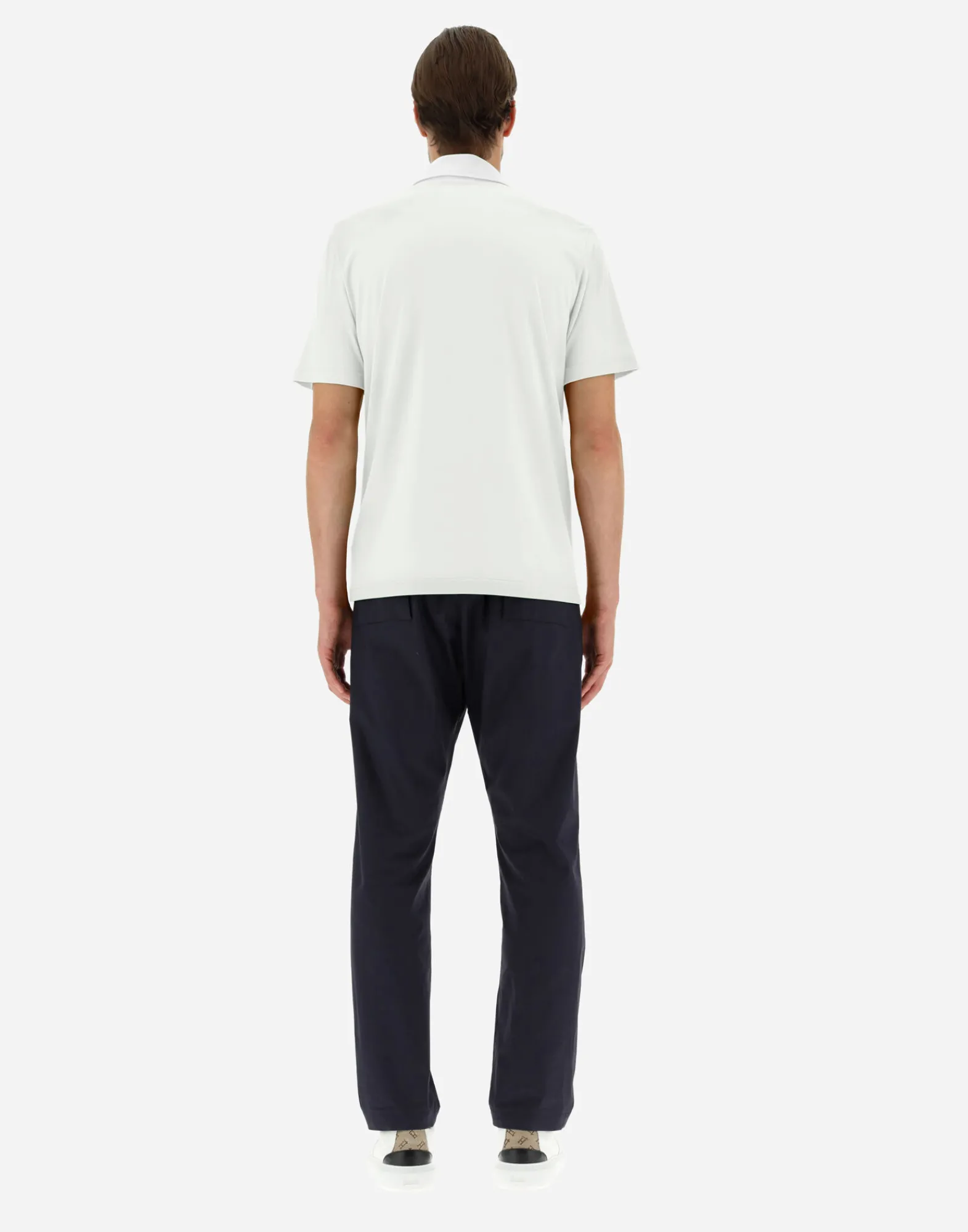 Herno T-Shirt & Polo-Shirts-Poloshirt Aus Crepe-Jersey