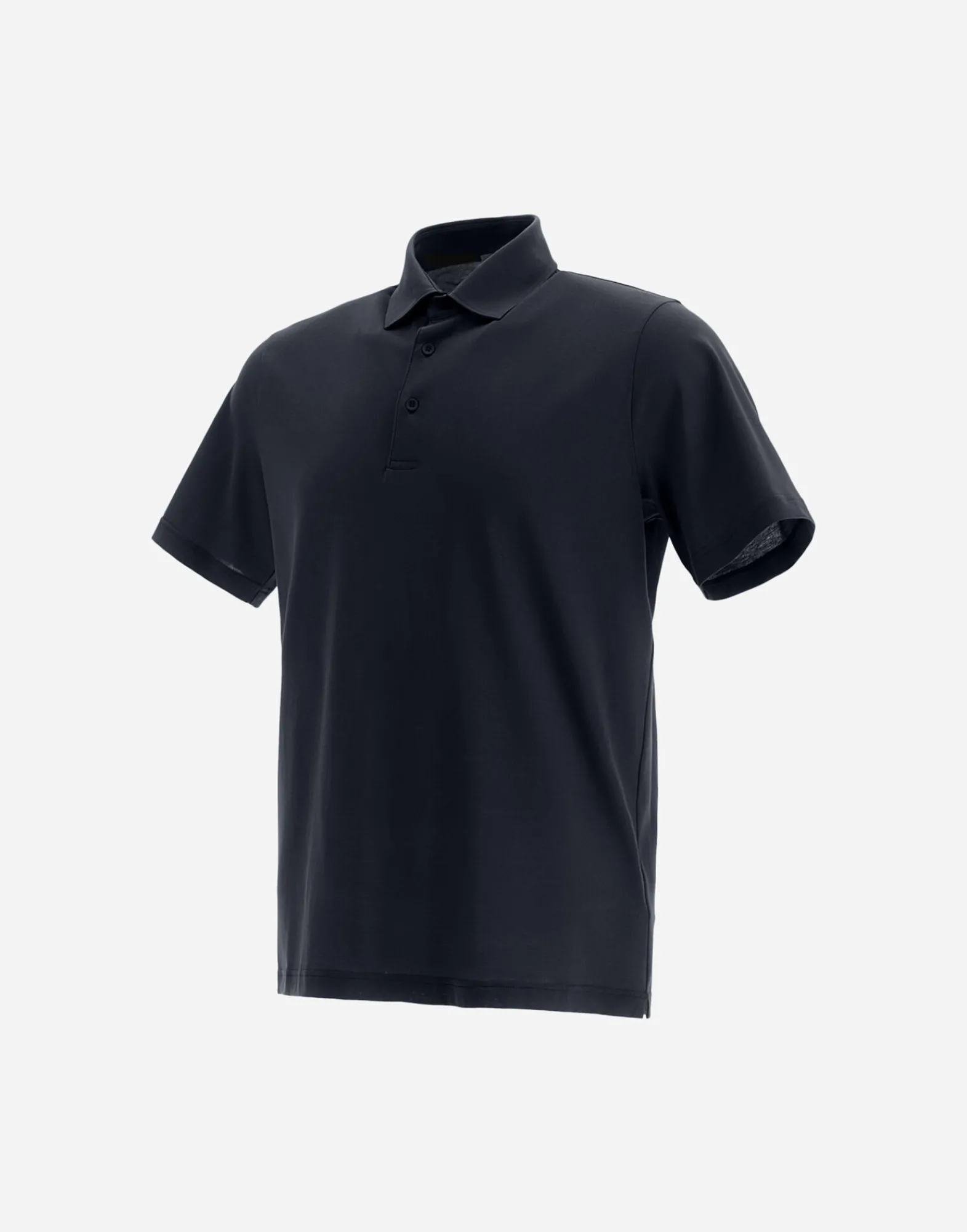 Herno T-Shirt & Polo-Shirts-Poloshirt Aus Crepe-Jersey